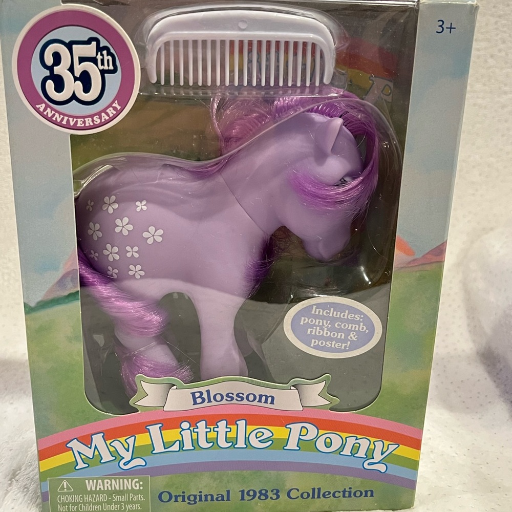 My Little Pony 35th Anniversary Blossom Figure Original 1983 Collection